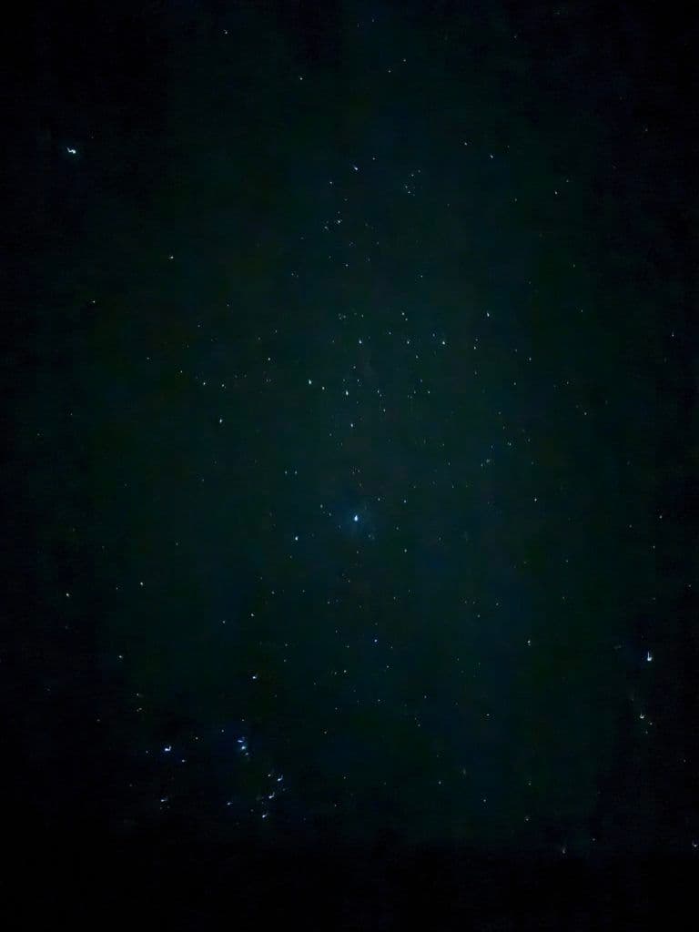 ciel étoilé observé pendant une croisière