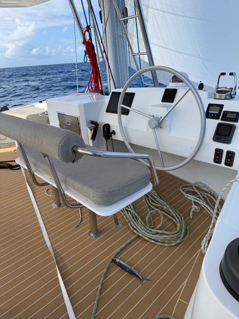 poste de barre bali catamarans 54 pieds north star