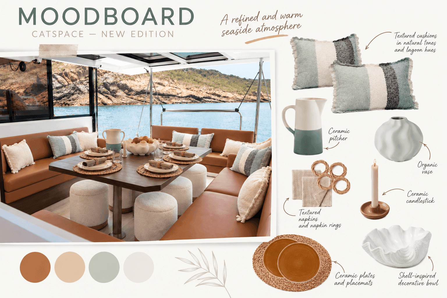 catspace new millésime moodboard décoration d'automne bateau2026