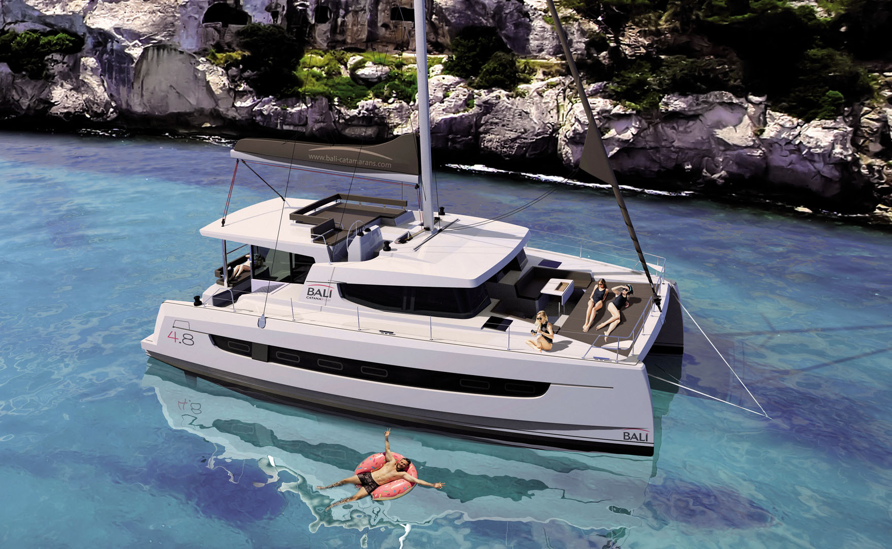 Catamaran BALI 4.8 - pictures, plans and features