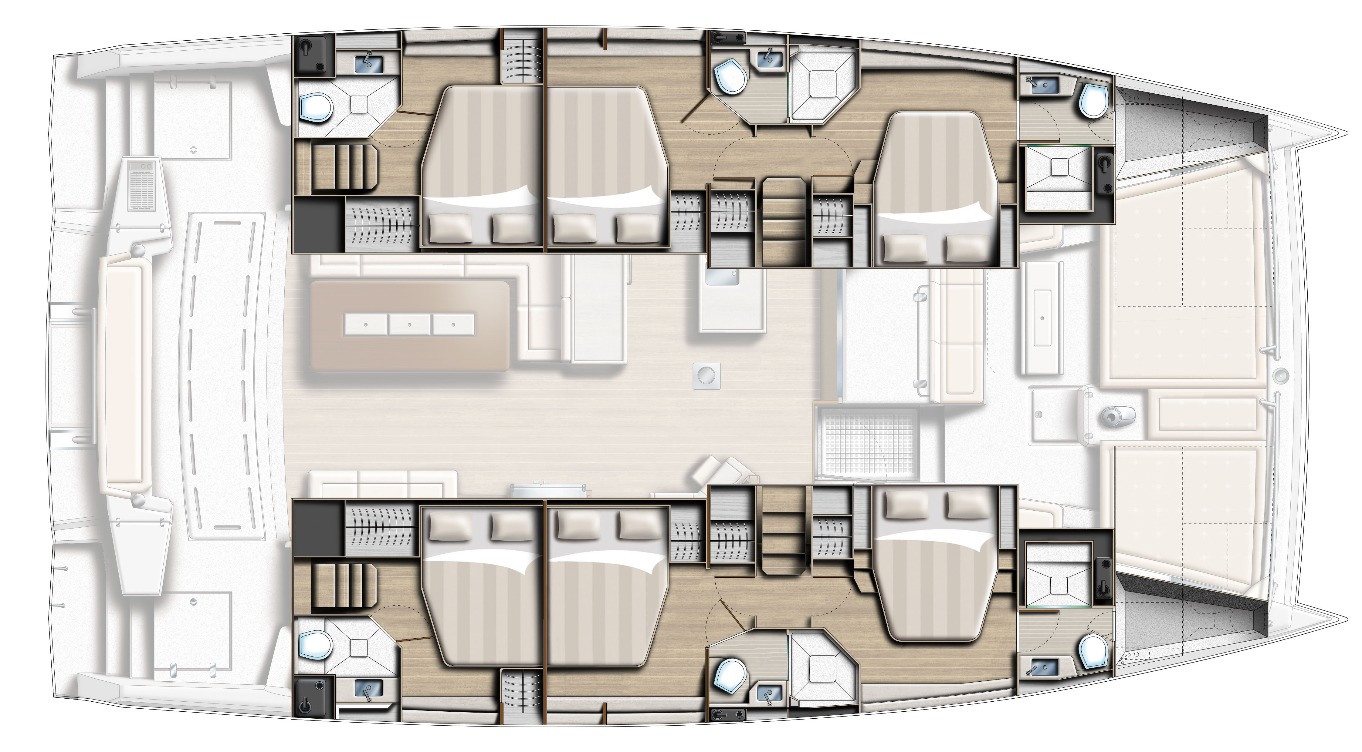 Catamaran Bali 5 4 Pictures Plans And Features